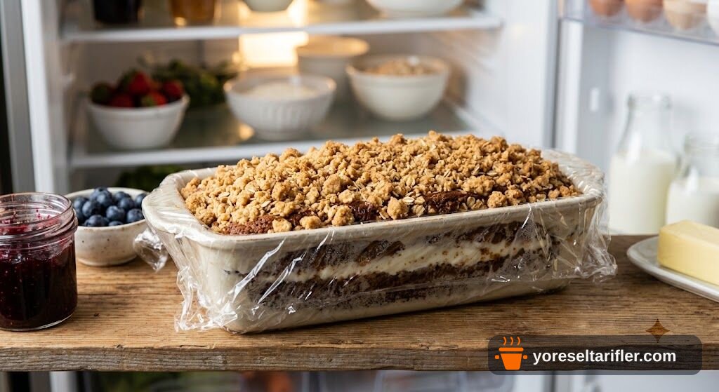 Kırıntılı Kek Pastası Yapımı Tarifi — Adım 4