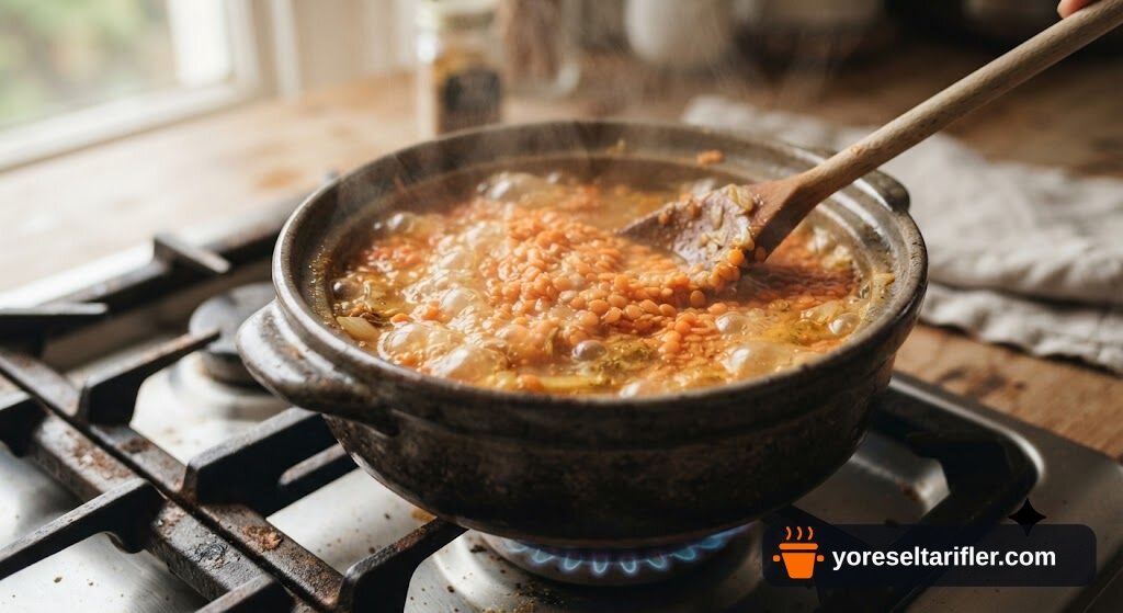 Kırmızı Mercimek Köftesi Tarifi — Adım 1