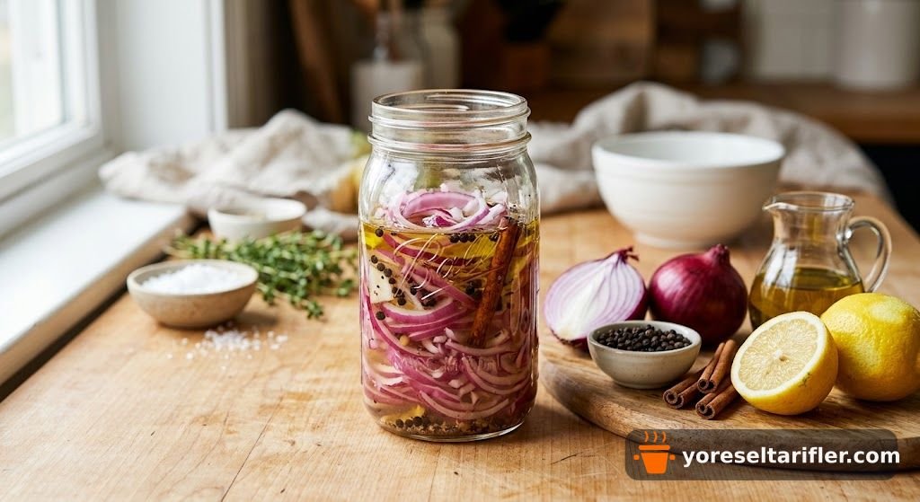 Kırmızı Soğanın Fermente Lezzetiyle Meze Tarifi — Adım 4