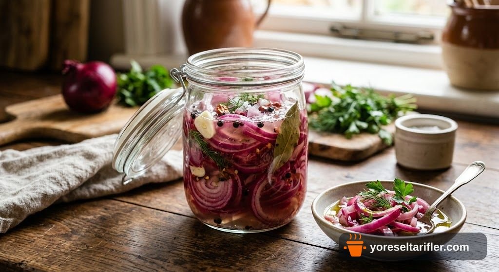 Kırmızı Soğanın Fermente Lezzetiyle Meze Tarifi — Adım 5