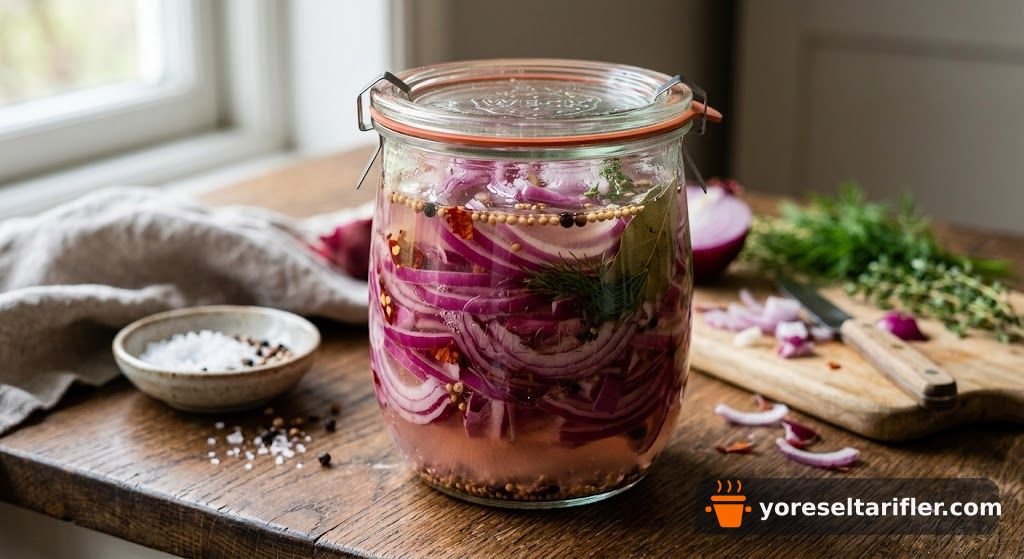 Kırmızı Soğanın Fermente Lezzetiyle Meze Tarifi — Adım 6