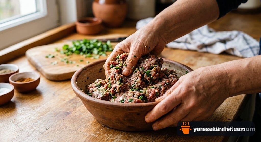 Kişnişli Kıyma Köftesi Tarifi — Adım 4