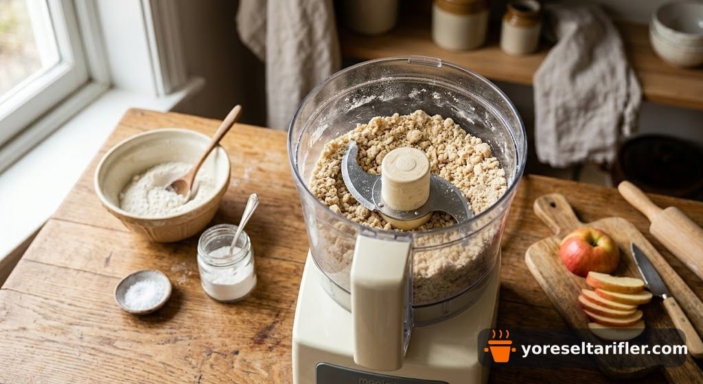 Kıtır Elmalı Şekersiz Tart Tarifi — Adım 1