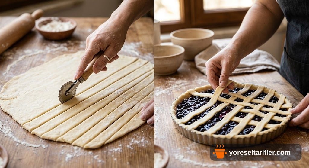 Kıtır Elmalı Şekersiz Tart Tarifi — Adım 11
