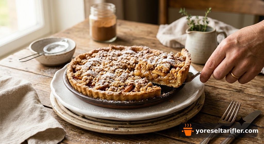Kıtır Elmalı Şekersiz Tart Tarifi — Adım 13