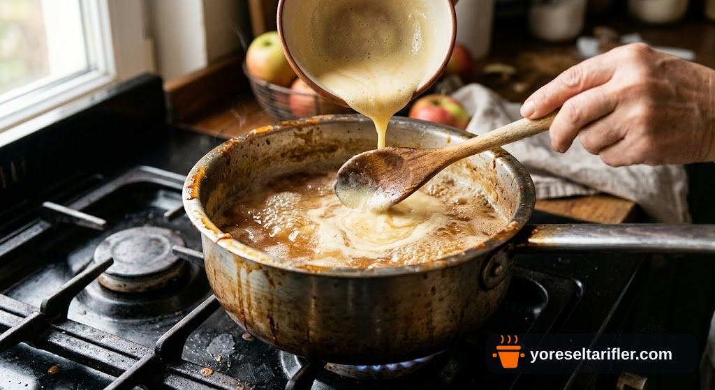 Kıtır Elmalı Şekersiz Tart Tarifi — Adım 5