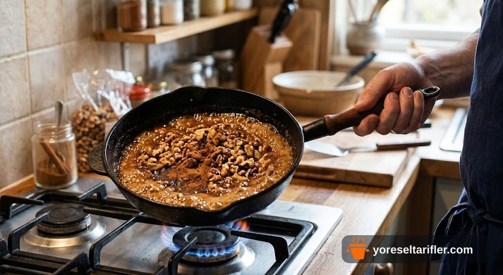 Kıtır Elmalı Şekersiz Tart Tarifi — Adım 6