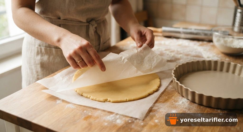 Kıtır Elmalı Şekersiz Tart Tarifi — Adım 7