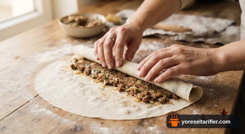 Kıtır Soslu Börek Tarifi — Adım 5