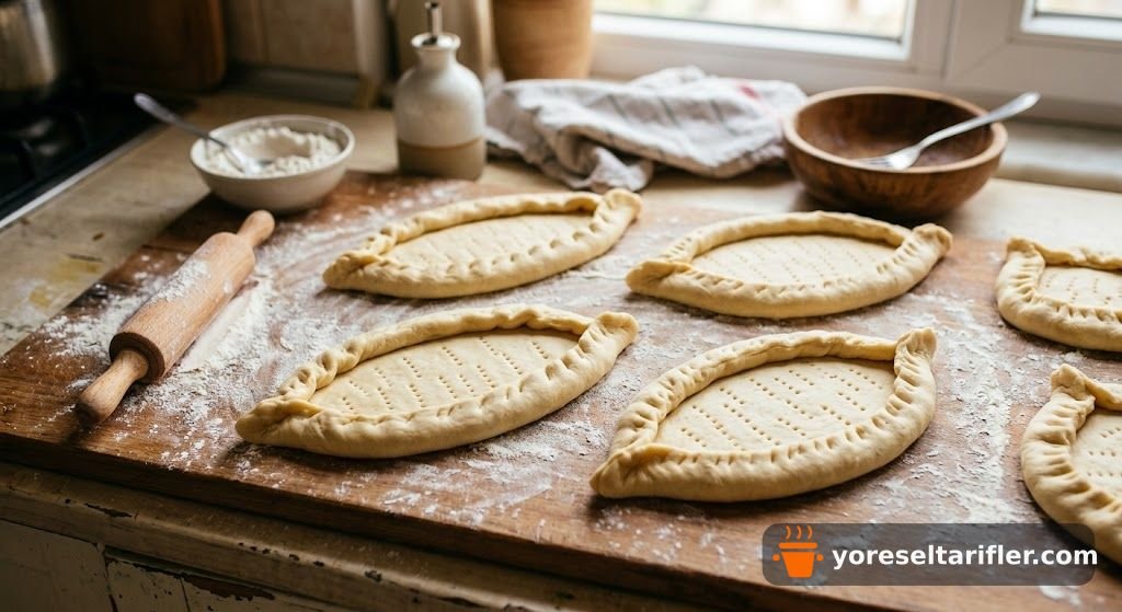 Kıvamında Milföy Pide Tarifi — Adım 5