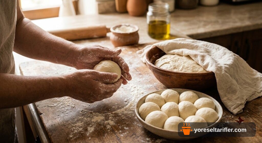 Kıyma Dolgulu Kulaklı Mantı Tarifi — Adım 3