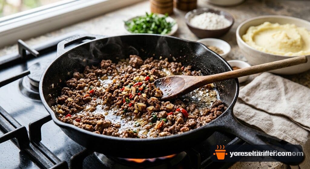 Kıyma Dolgulu Patates Topları Tarifi — Adım 2