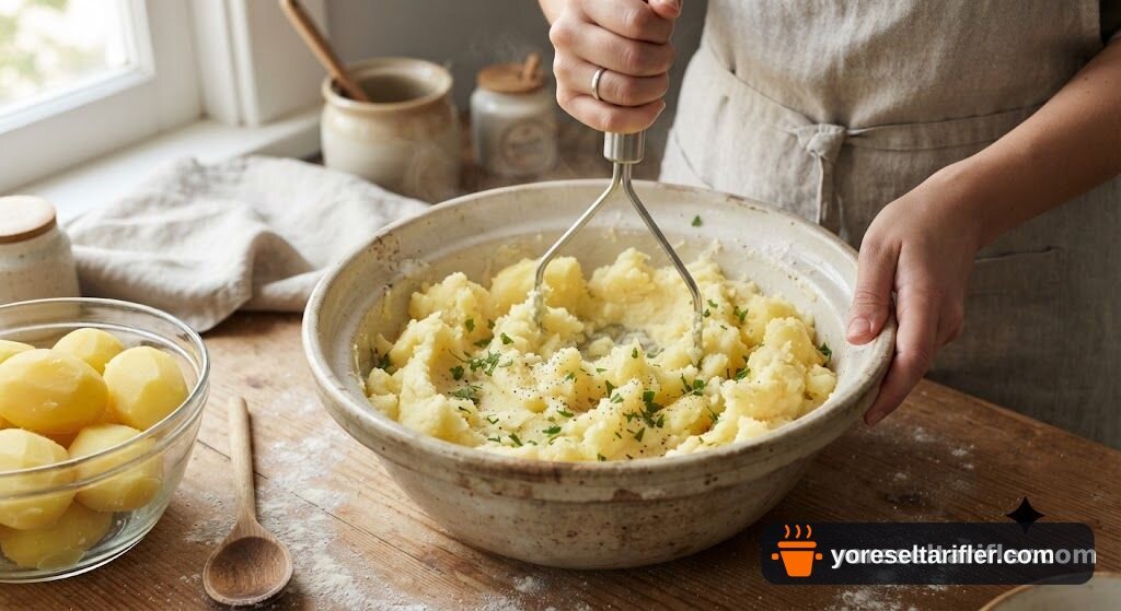 Kıyma Dolgulu Patates Topları Tarifi — Adım 5