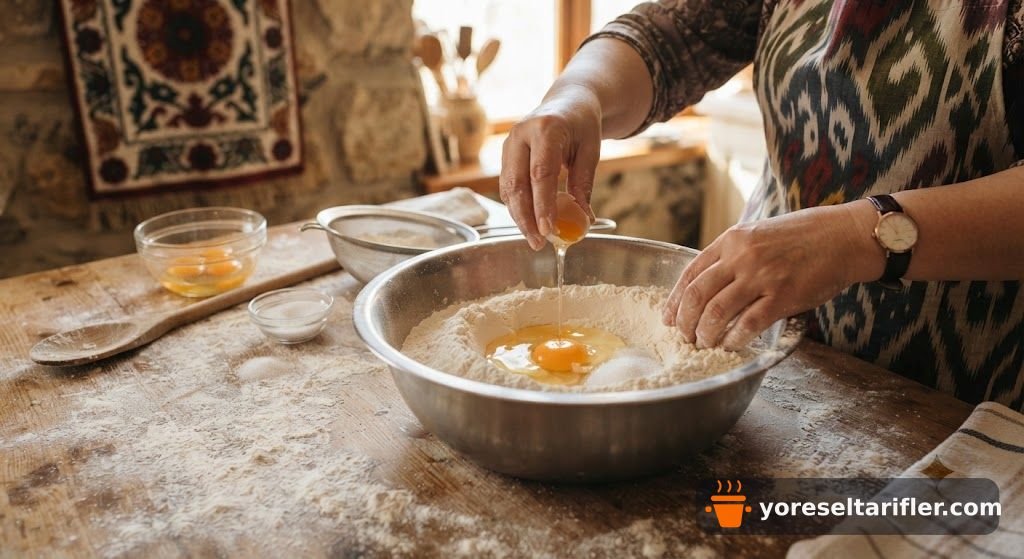 Kıyma ve Bal Kabaklı Özbek Mantısı Tarifi — Adım 1