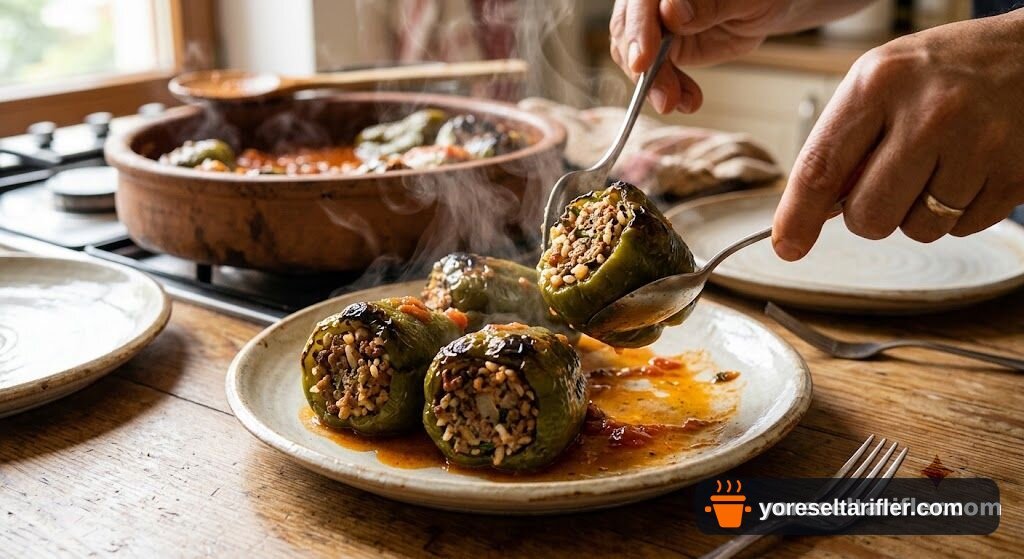 Kıymalı Biber Dolması Tarifi — Adım 3