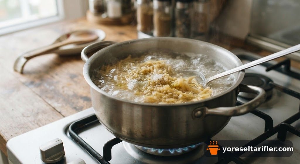 Kıymalı Bulgur Makarnası Tarifi — Adım 2