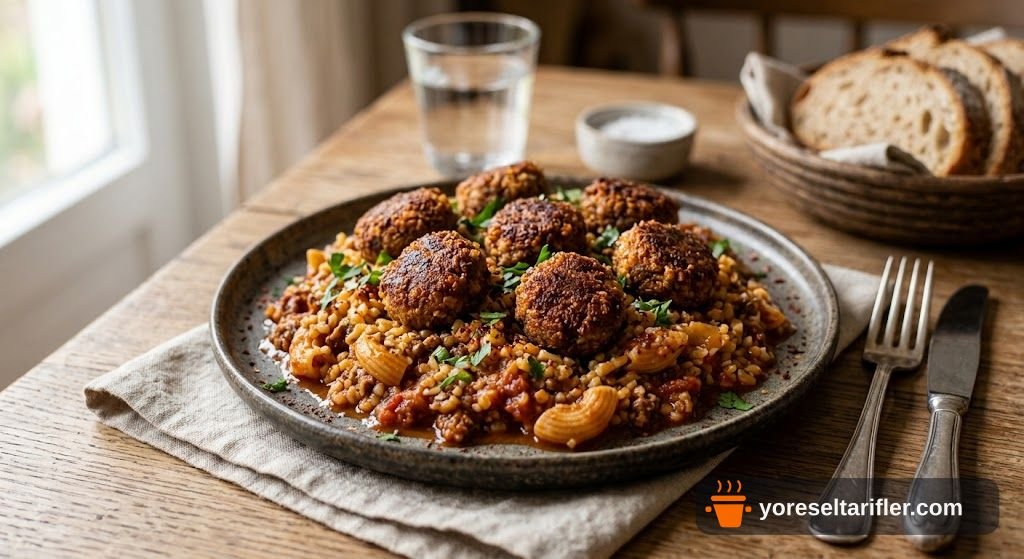 Kıymalı Bulgur Makarnası Tarifi — Adım 4