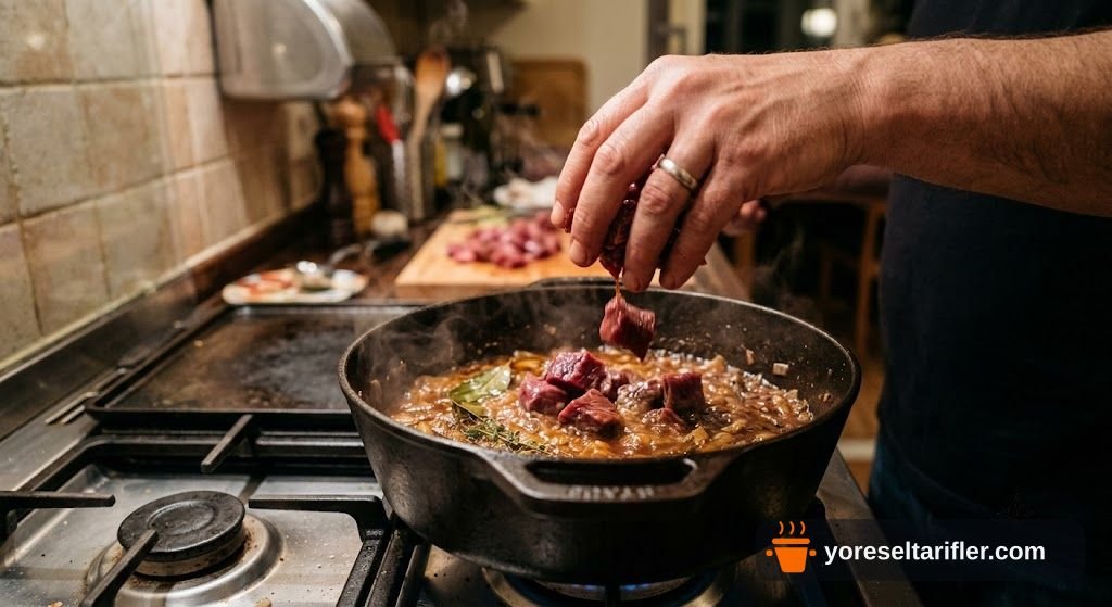 Kıymalı Güveçte Kuru Fasulye Tarifi — Adım 3