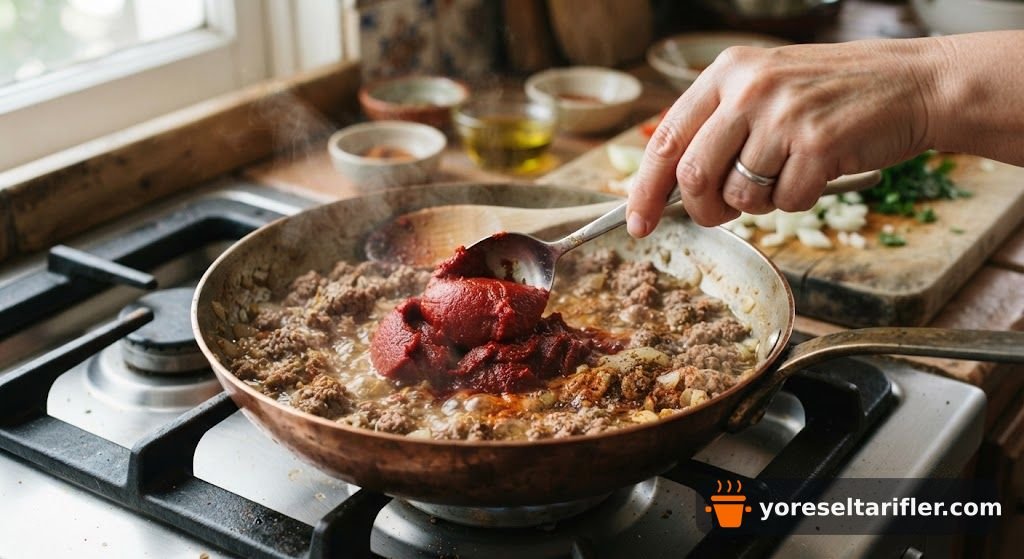 Kıymalı Güveçte Kuru Fasulye Tarifi — Adım 4