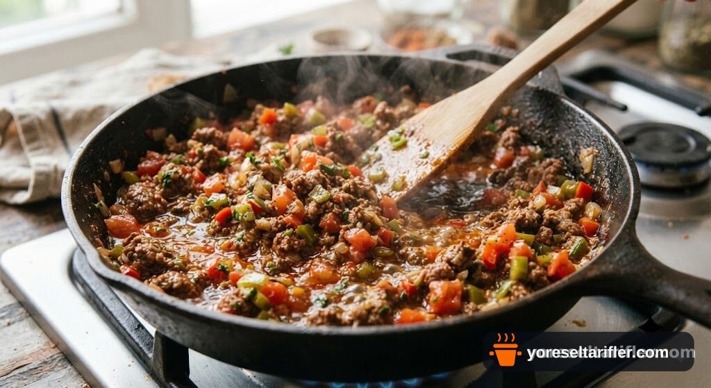 Kıymalı Ispanaklı Milföy Böreği Tarifi — Adım 3