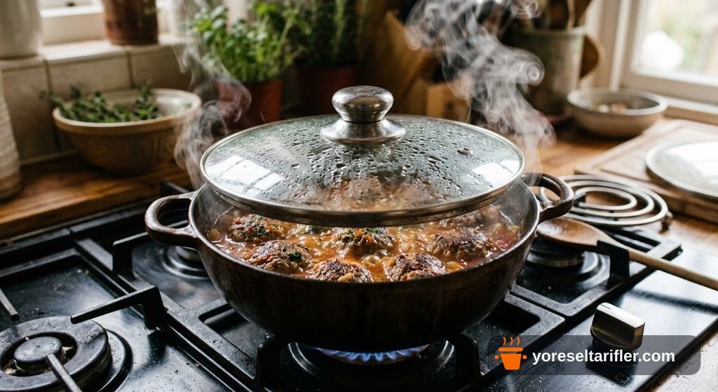 Kıymalı İsveç Köftesi Soslu Tarifi — Adım 11