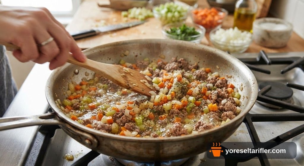 Kıymalı Kereviz Çorbası Tarifi — Adım 3