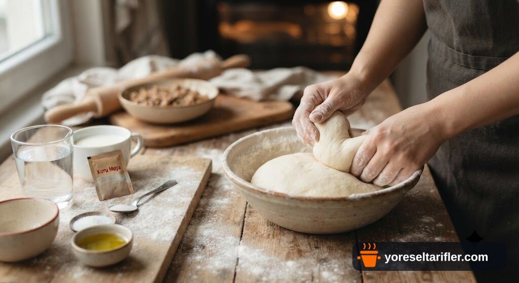 Kıymalı Kır Pidesi Tarifi — Adım 1