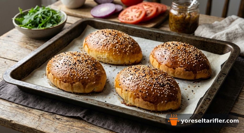 Kıymalı Kuzu Ekmekli Hamburger Tarifi — Adım 4