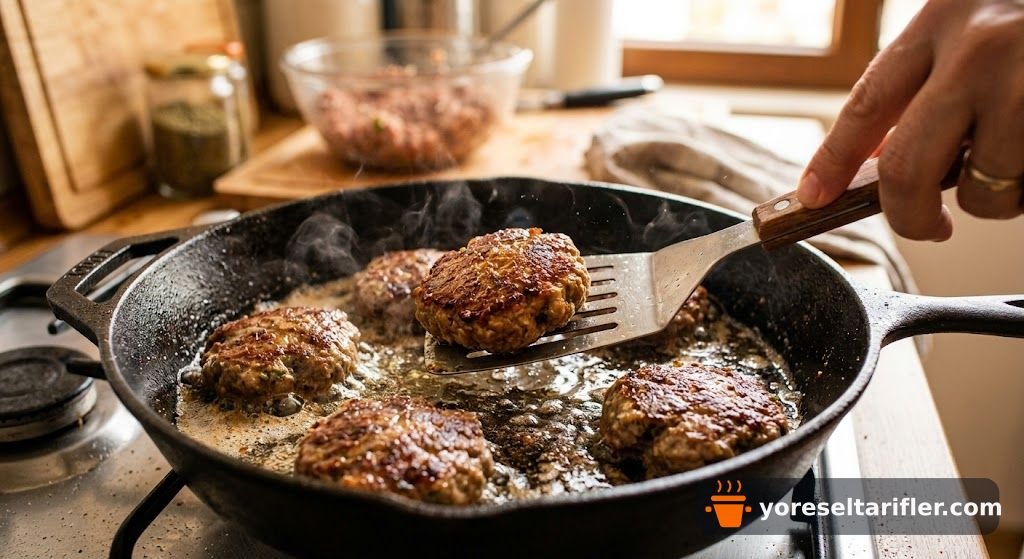 Kıymalı Kuzu Ekmekli Hamburger Tarifi — Adım 5