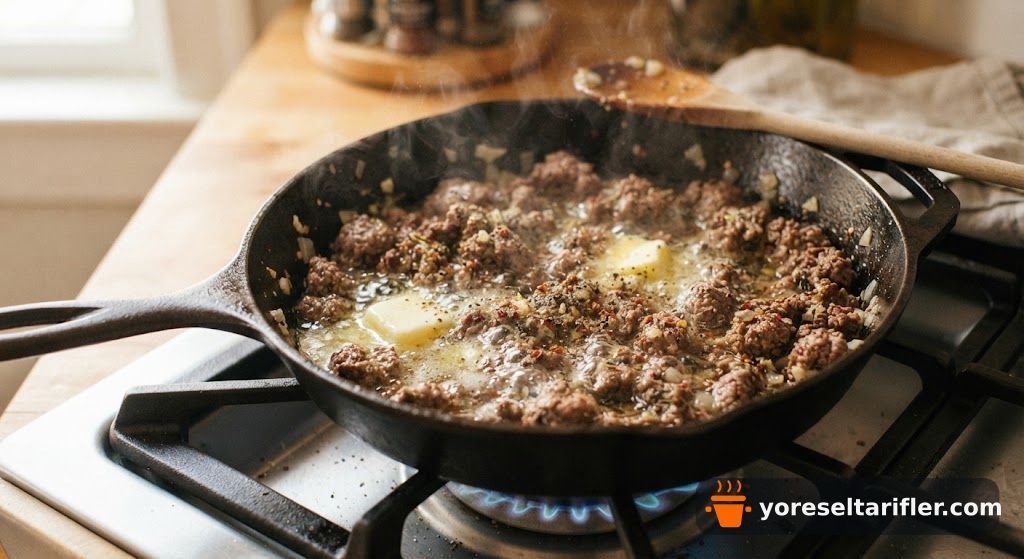 Kıymalı Lavaş Dürüm Tarifi — Adım 1