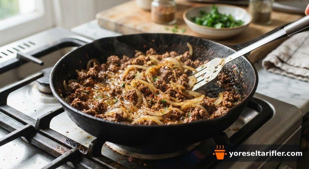 Kıymalı Lavaş Dürüm Tarifi — Adım 2