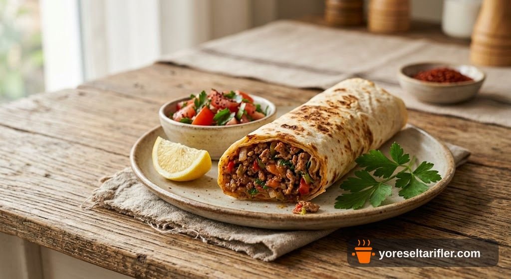 Kıymalı Lavaş Dürüm Tarifi — Adım 5