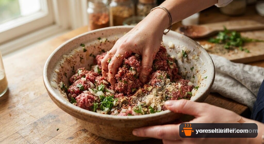 Kıymalı Patatesli Hamburger Tarifi — Adım 3
