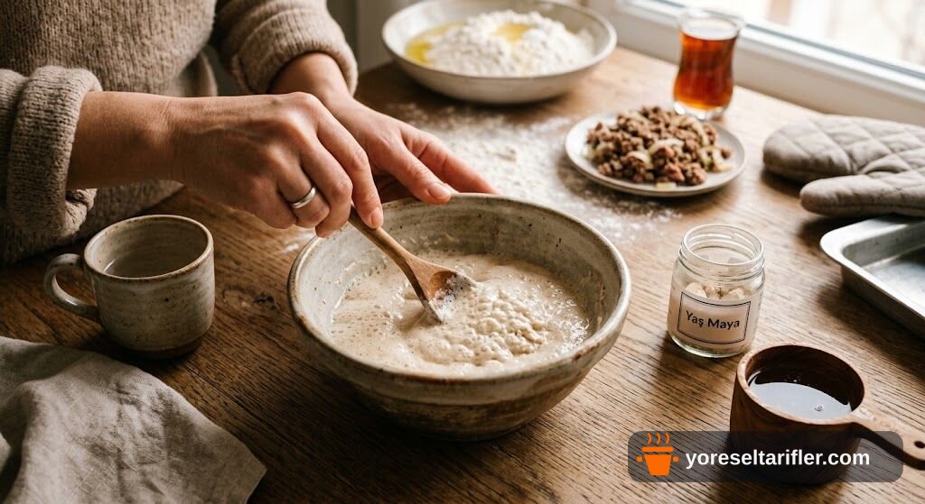 Kıymalı Poğaça Tarifi — Adım 1