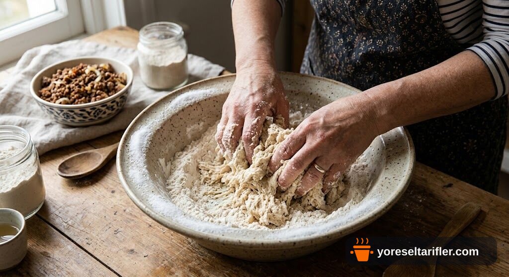 Kıymalı Poğaça Tarifi — Adım 3