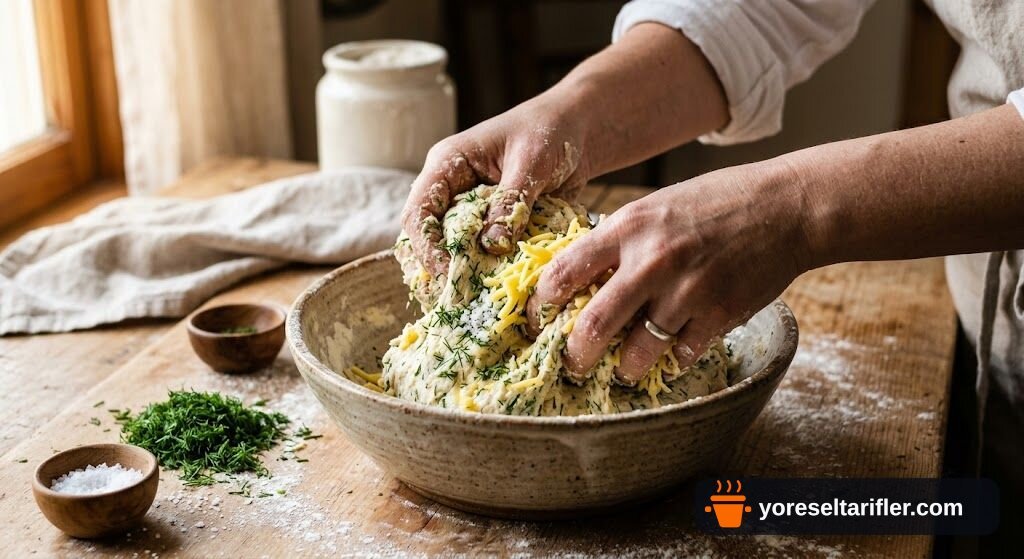 Kıymetli Kaşarlı Dereotlu Poğaça Tarifi — Adım 2