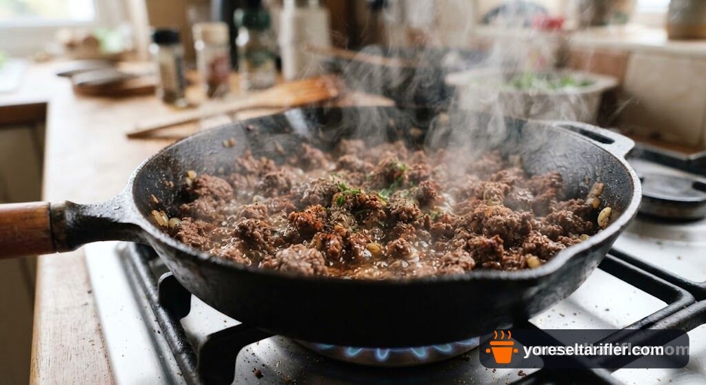 Kızarmış Patlıcanlı Alinazik Kebabı Tarifi — Adım 2
