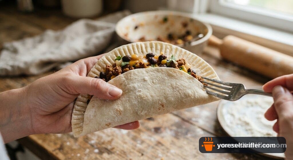 Kızarmış Peynirli Quesadilla Tarifi — Adım 11