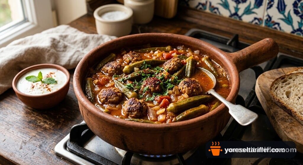 Köfteli Bamya Tarifi — Adım 4