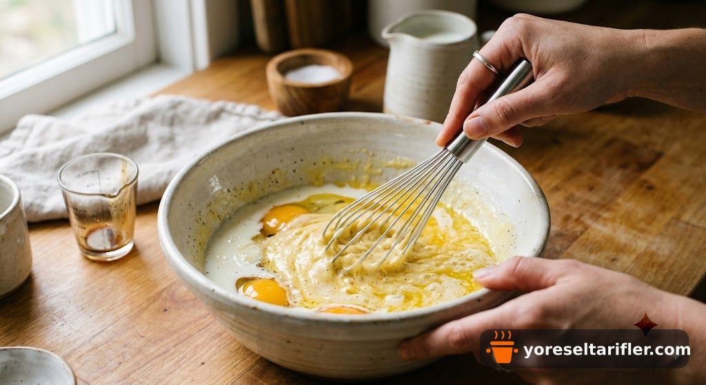 Kolay Amerikan Pankek Tarifi — Adım 1