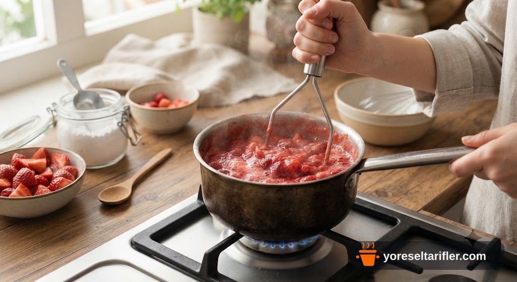 Kolay Çilekli Mozaik Pasta Tarifi — Adım 1