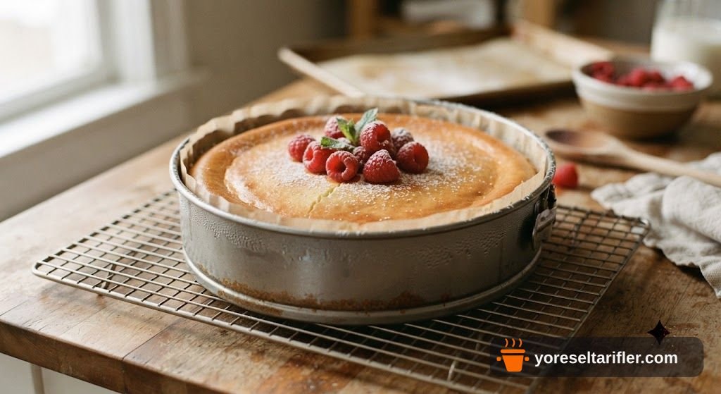 Kolay Frambuazlı Cheesecake Tarifi — Adım 14