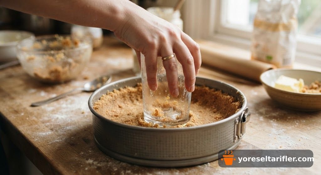Kolay Frambuazlı Cheesecake Tarifi — Adım 4