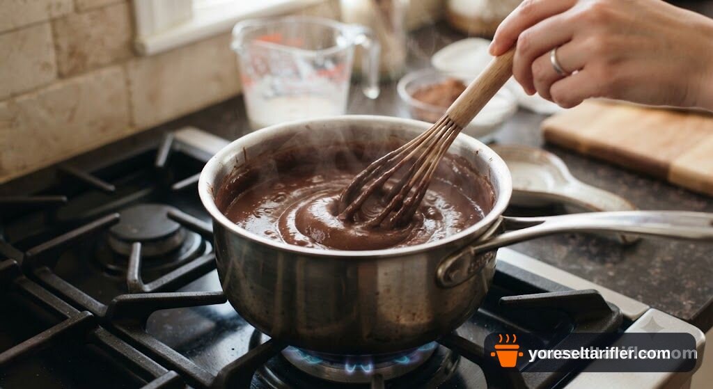 Kolay Kakaolu Puding Tarifi — Adım 2