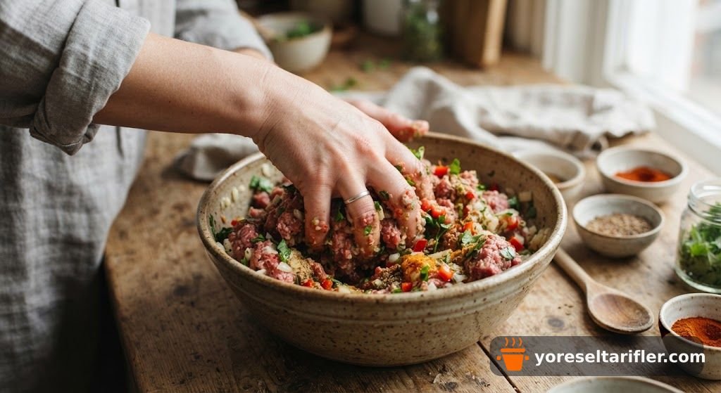 Kolay Lahmacun Böreği Yapımı Tarifi — Adım 1