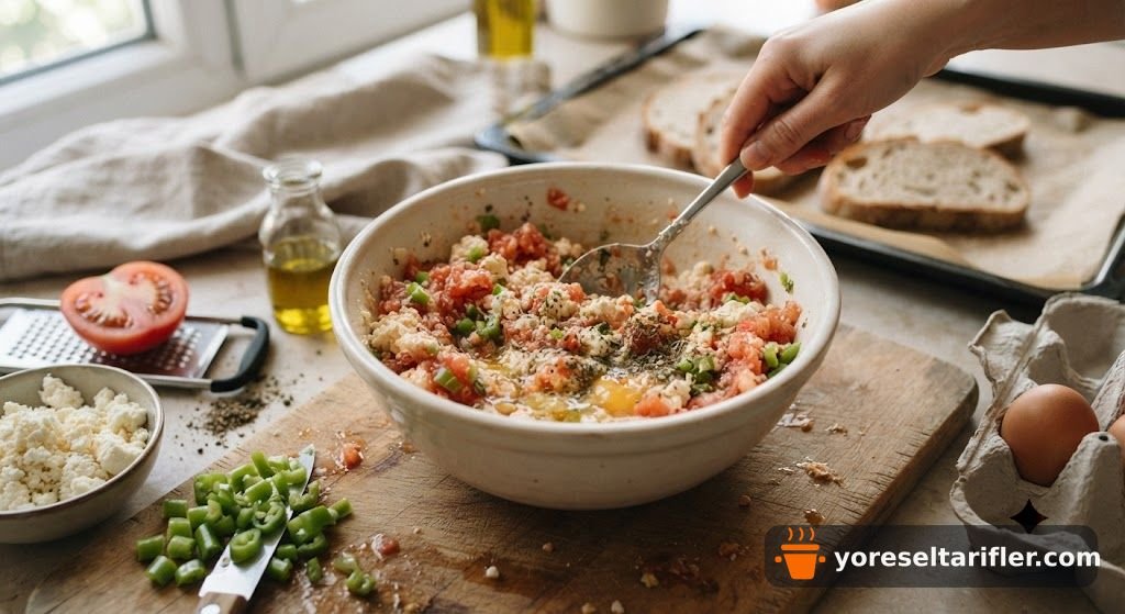 Kolay Peynirli Ekmek Dilimleri Tarifi — Adım 3