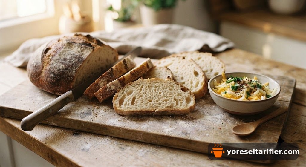 Kolay Peynirli Ekmek Dilimleri Tarifi — Adım 4