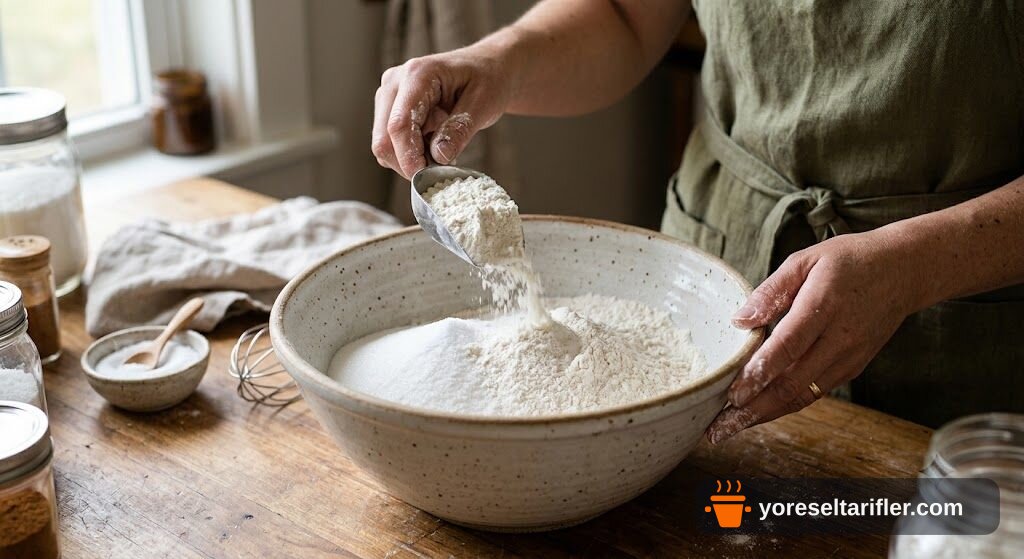 Kolay Şeftalili Galette Tarifi — Adım 1