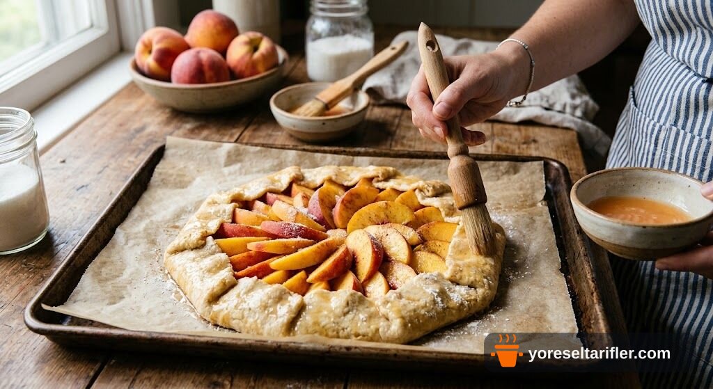 Kolay Şeftalili Galette Tarifi — Adım 8