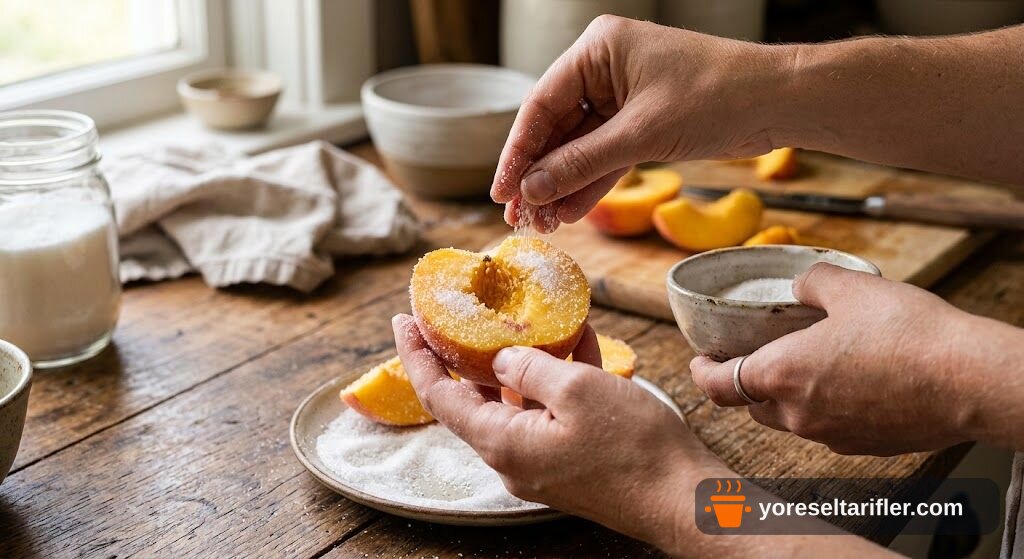 Kolay Şeftalili Galette Tarifi — Adım 9